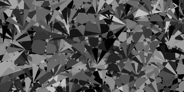 Dark Gray Vector Template Triangle Shapes Outstanding Abstract Illustration Range — 图库矢量图片