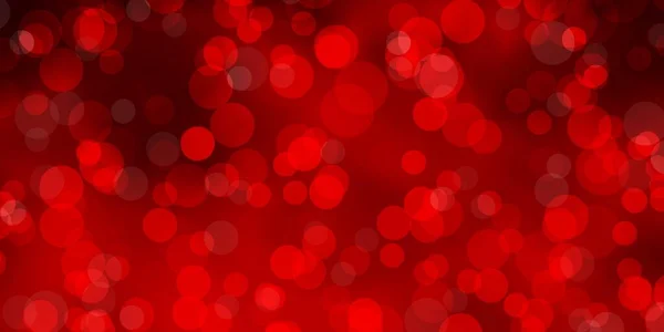 Светло Оранжевый Векторный Фон Пузырями Красочная Иллюстрация Градиентными Точками Стиле — стоковый вектор
