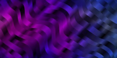 Açık mavi, çizgileri olan kırmızı vektör şablonu. Rengarenk çizgileri ve şekilleri olan parlak bir örnek. Reklamlar ve reklamlar için desen.