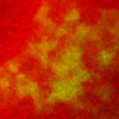 Üçgen biçiminde açık turuncu vektör dokusu. Soyut üçgenli dekoratif tasarım. Terfileriniz için tasarım.