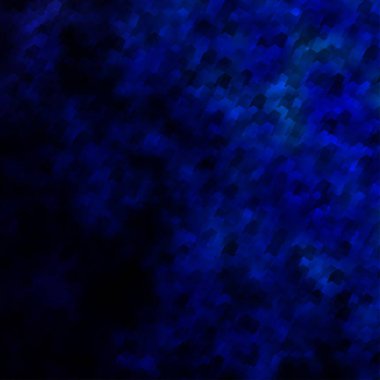 Altıgenli koyu mavi vektör arkaplanı. Bulanık arkaplanda renkli altıgenler. İş ilanınız için tasarım.