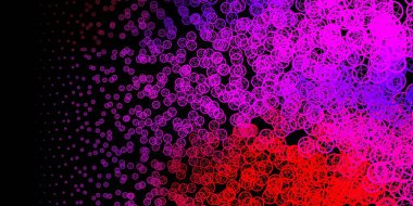 Esrarengiz işaretli koyu pembe, kırmızı vektör şablonu. Renkli mistik semboller. Antik tarzda bir eğilim var. Sihir için dizayn, ruhsal olaylar.