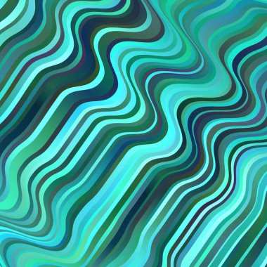 Açık yeşil çizgili bir şablon. Gradyan eğrileri olan renkli soyut çizimler. Posterleriniz ve afişleriniz için en iyi tasarım.