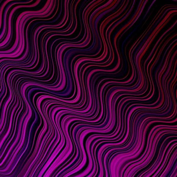 Темно Розовый Векторный Узор Кривыми Красочный Геометрический Образец Градиентными Кривыми — стоковый вектор