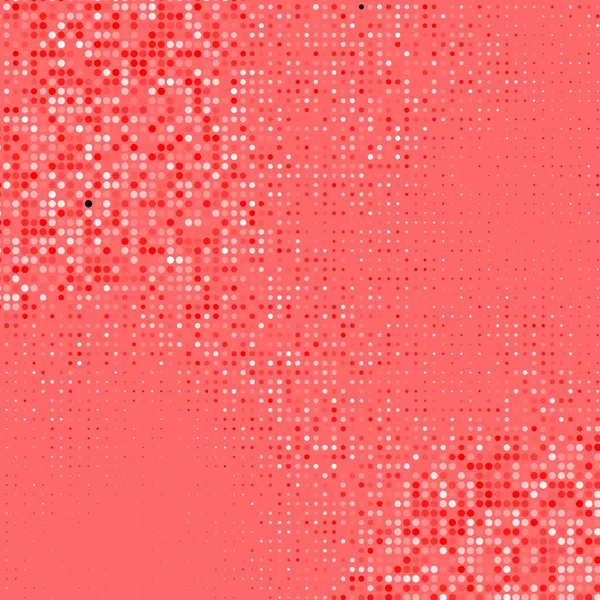 Patrón Vectorial Rojo Claro Con Círculos Discos Coloridos Abstractos Sobre — Archivo Imágenes Vectoriales