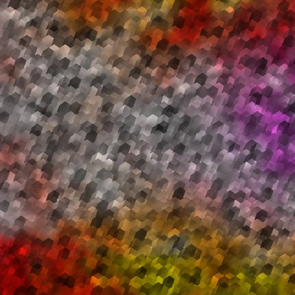 Світло Рожеве Векторне Компонування Шестикутними Формами Розмитий Фон Барвистими Гексагонами — стоковий вектор