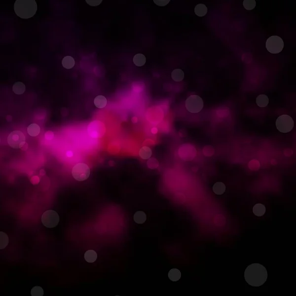 Patrón Vectorial Rosa Oscuro Con Esferas Diseño Decorativo Abstracto Estilo — Vector de stock