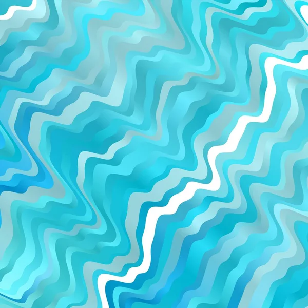 Plantilla Vectorial Light Blue Con Líneas Curvas Gradiente Abstracto Ilustración — Vector de stock