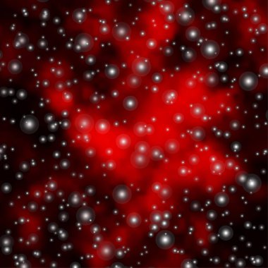 Parlak yıldızlı koyu kırmızı vektör düzeni. Yıldızlı modern geometrik soyut çizim. Yeni yıl ilanı, broşürler için desen.