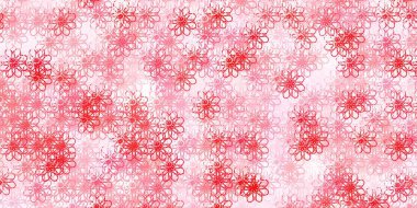 Wry çizgileri olan açık kırmızı vektör arkaplanı. Renkli çizimler, kıvrımlardan oluşur. Posterleriniz ve afişleriniz için en iyi tasarım.