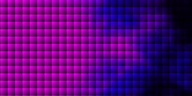 Koyu mor vektör dokusu dikdörtgen biçiminde. Renkli dikdörtgenlerle soyut gradyan çizimi. Reklamlar ve reklamlar için desen.