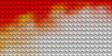 Açık Turuncu vektör dokusu dikdörtgen biçiminde. Soyut arkaplanda renkli gradyan olan dikdörtgenler. İş broşürleri, broşürler için desen