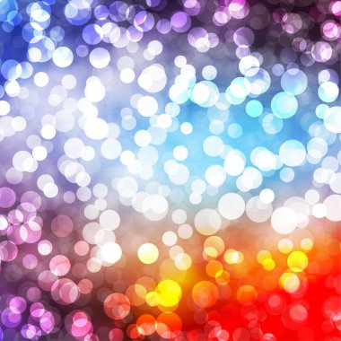 Açık mavi, daire şekilli kırmızı vektör düzeni. Doğa tarzında rengarenk çizimler. Duvar kağıtları, perdeler için desen.