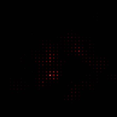 Çizgileri, dikdörtgenleri olan koyu kırmızı vektör düzeni. Soyut arkaplanda renkli gradyan olan dikdörtgenler. Cep telefonları için şablon.