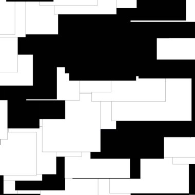 Dikdörtgenli koyu mavi vektör şablonu. Gradyan dikdörtgenleri olan bir resim. Web siteleri, iniş sayfaları için desen.