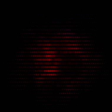 Disklerle birlikte koyu kırmızı vektör dokusu. Doğa tarzında rengarenk çizimler. Web siteleri için desen.