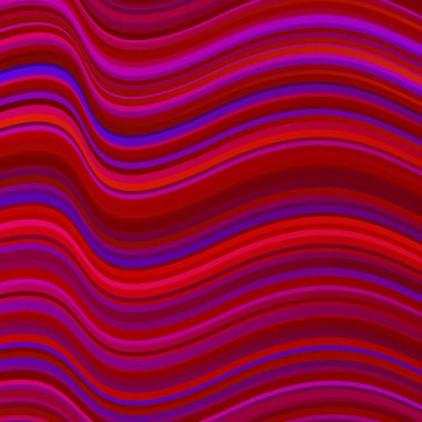 Koyu pembe, kırmızı çizgili vektör deseni. Eğri çizgileri olan renkli çizimler. Cep telefonları için şablon.