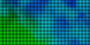 Açık mavi, dikdörtgen biçiminde yeşil vektör dokusu. Soyut arkaplanda renkli gradyan olan dikdörtgenler. Reklamlar ve reklamlar için desen.