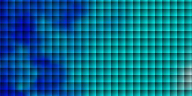 Dikdörtgenli hafif Mavili vektör şablonu. Gradyan dikdörtgenleri ve kareleri olan renkli çizimler. İş tanıtımınız için tasarım.