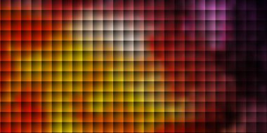 Açık pembe, çizgili sarı vektör düzeni, dikdörtgenler. Renkli dikdörtgenlerle soyut gradyan çizimi. İş tanıtımınız için tasarım.