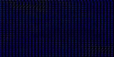 Sihirli elementlerle koyu mavi vektör deseni. Gradyan simya şekilli renkli bir illüstrasyon. Okült tasarımın için basit bir temel.