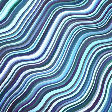 Çizgileri olan hafif BLUE vektör şablonu. Renkli çizgilerle dairesel çizimler. Broşürler, broşürler için desen.