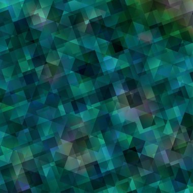 Açık mavi, çokgen tarzda yeşil vektör arkaplan. Üçgenli soyut gradyan çizimi. Posterler ve afişler için en iyi tasarım.