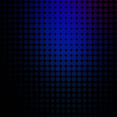 Koyu pembe, daire şekilli mavi vektör düzeni. Basit gradyan arkaplandaki soyut renkli diskler. Posterler, afişler için tasarım.