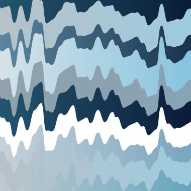 Eğri çizgileri olan hafif BLUE vektör arkaplanı. Renkli çizgilerle dairesel çizimler. İş broşürleri, broşürler için desen