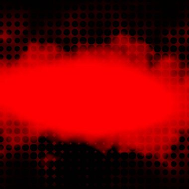 Koyu kırmızı, benekli sarı vektör arka plan. Renkli damlaları olan soyut parlak bir illüstrasyon. Posterler, afişler için tasarım.