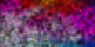 Dikdörtgenli hafif çokrenkli vektör arkaplanı. Soyut arkaplanda renkli gradyan olan dikdörtgenler. Reklamınız, posteriniz, afişiniz için en iyi tasarım.