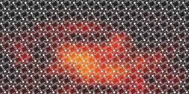 Eğrili açık pembe vektör şablonu. Renkli çizimler, kıvrımlardan oluşur. Reklamlar ve reklamlar için desen.