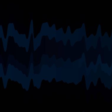 Papyonlu koyu mavi vektör arkaplan. Rengarenk çizgileri ve şekilleri olan parlak bir örnek. Web siteleri, iniş sayfaları için desen.