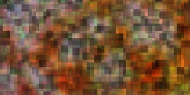 Açık Turuncu vektör dokusu dikdörtgen biçiminde. Gradyan dikdörtgenleri ve kareleri olan renkli çizimler. Web siteleri, iniş sayfaları için desen.