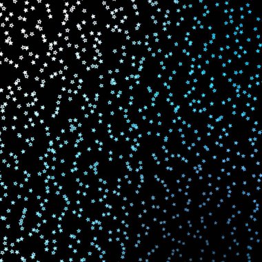 Soyut yıldızlı koyu mavi vektör deseni. Soyut tarzda renkli bir illüstrasyon ve değişken yıldızlar. Cep telefonları için tema.