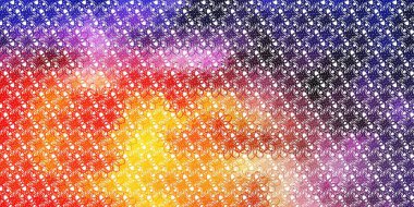 Açık Pembe, kıvrımlı sarı vektör arkaplan. Eğimli yay ile soyut illüstrasyon. İş tanıtımınız için tasarım.