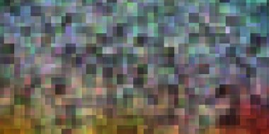 Açık mavi, dikdörtgen biçiminde kırmızı vektör dokusu. Gradyan dikdörtgenleri ve kareleri olan renkli çizimler. Reklamınız, posteriniz, afişiniz için en iyi tasarım.