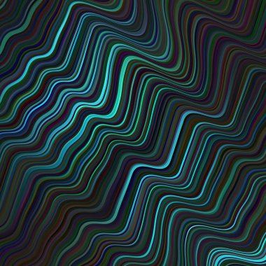 Koyu mavi çizgili vektör arkaplanı. Çağdaş gradyan soyut çizgileri olan çizimler. Reklamlarınız, posterleriniz, afişleriniz için yepyeni bir tasarım..