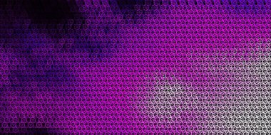 Din sembollü koyu pembe vektör dokusu. Gradyan simya şekilli renkli bir illüstrasyon. Okült tasarımın için basit bir temel.