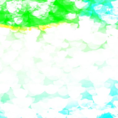 Dairesel açık yeşil vektör şablonu. Renkli damlaları olan soyut parlak bir illüstrasyon. Web siteleri için desen.