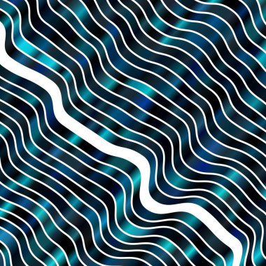 Koyu mavi, dairesel yay ile yeşil vektör düzeni. Gradyan kıvrımları olan yarım tonlu bir resim. İş tanıtımınız için tasarım.