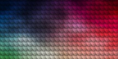 Açık yeşil, dikdörtgenli kırmızı vektör şablonu. Gradyan dikdörtgenleri ve kareleri olan renkli çizimler. Cep telefonları için şablon.