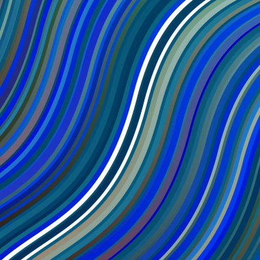 Açık mavi, ince çizgili sarı vektör deseni. Çizgili soyut gradyan çizimi. Terfileriniz için akıllı tasarım.