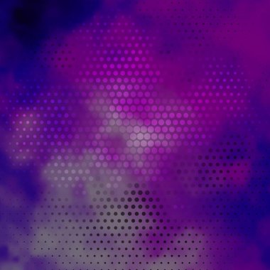 Lekeli açık mor vektör arkaplan. Doğa tarzında rengarenk çizimler. Reklamlarınız için tasarım.