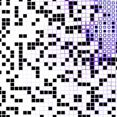 Çokgen biçiminde hafif Mor vektör arkaplanı. Gradyan dikdörtgenleri ve kareleri olan renkli çizimler. Cep telefonları için şablon.