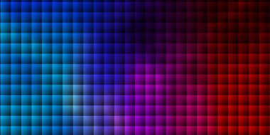 Açık mavi, dikdörtgenli kırmızı vektör arkaplan. Renkli dikdörtgenlerle soyut gradyan çizimi. İniş sayfası için modern şablon.