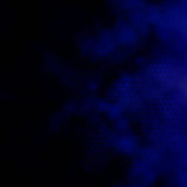 Fond Vectoriel Bleu Foncé Avec Des Points Disques Colorés Abstraits — Image vectorielle