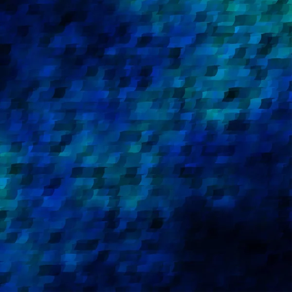 Modèle Vectoriel Bleu Foncé Dans Style Carré Illustration Gradient Abstraite — Image vectorielle