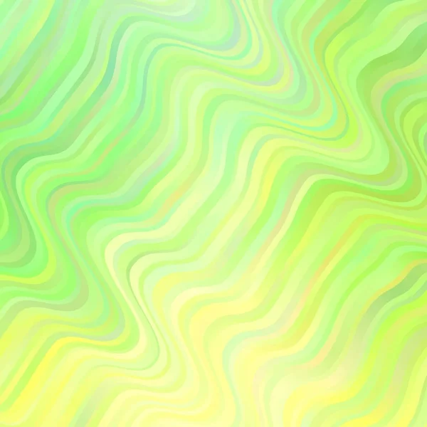 Modèle Vectoriel Vert Clair Avec Lignes Illustration Colorée Dans Style — Image vectorielle