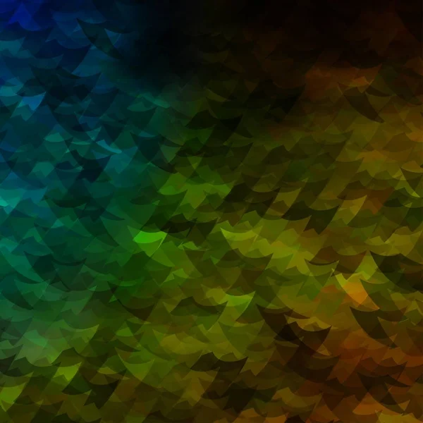 Hellblauer Gelber Vektorhintergrund Mit Linien Dreiecken Dreiecke Auf Abstraktem Hintergrund — Stockvektor